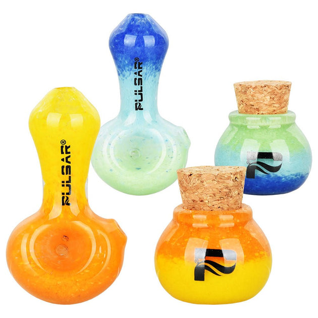 Pulsar Puff & Stash Spoon Pipe & Jar Set - Glasss Station