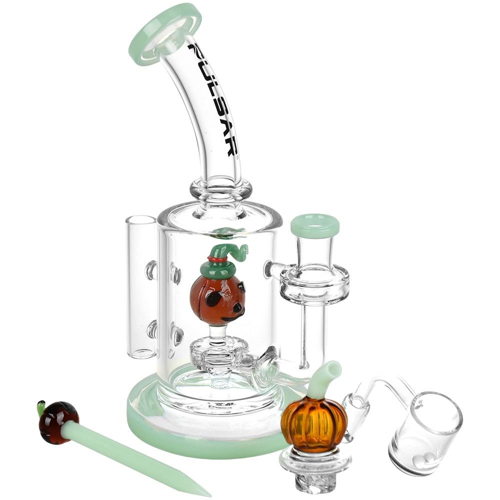 Pulsar Pumpkin Patch Glass Dab Rig Set - Glasss Station