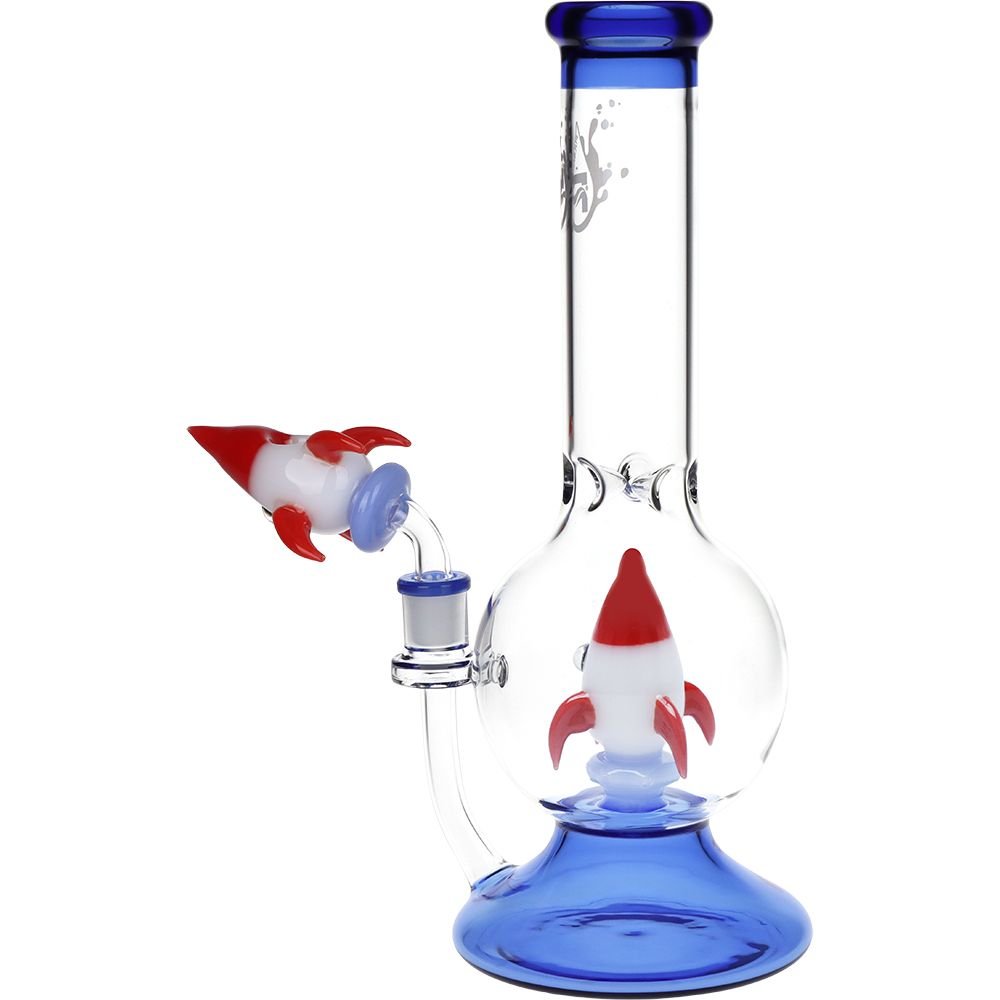 Pulsar Rocketship Glass Water Pipe - Glasss Station