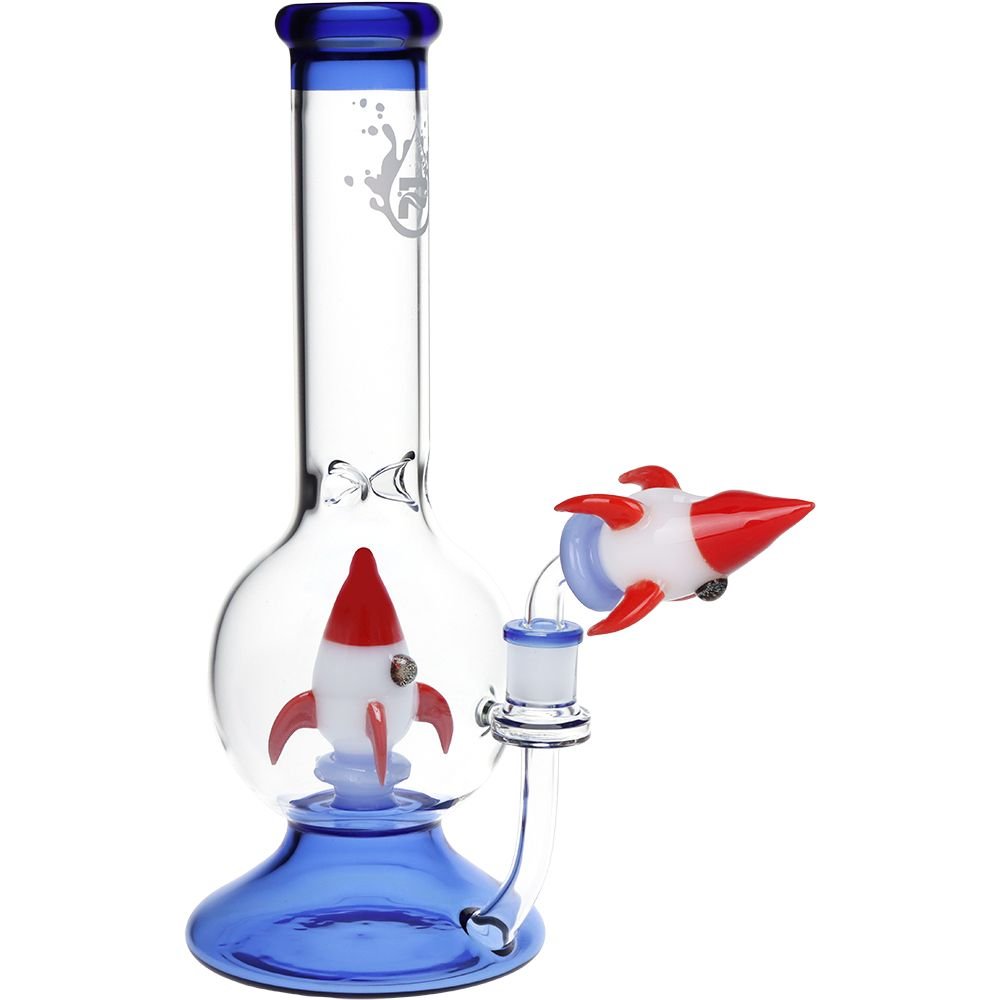 Pulsar Rocketship Glass Water Pipe - Glasss Station