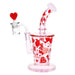 Pulsar Valentine's Love Hearts Glass Dab Rig Set - Glasss Station