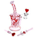 Pulsar Valentine's Love Hearts Glass Dab Rig Set - Glasss Station