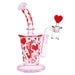 Pulsar Valentine's Love Hearts Glass Dab Rig Set - Glasss Station
