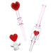 Pulsar Valentine's Love Hearts Glass Dab Rig Set - Glasss Station