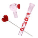 Pulsar Valentine's XOXO Beaker & Hand Pipe Set - Glasss Station