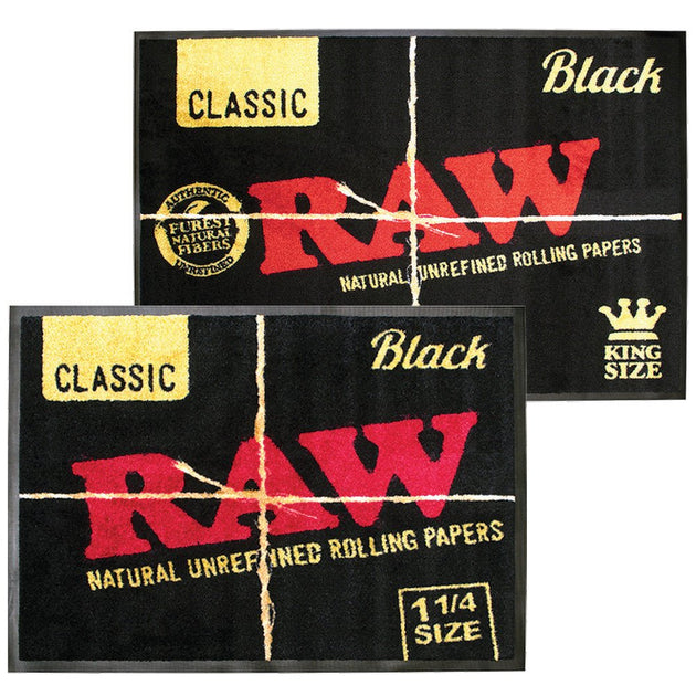 RAW Black Door Mat - Glasss Station