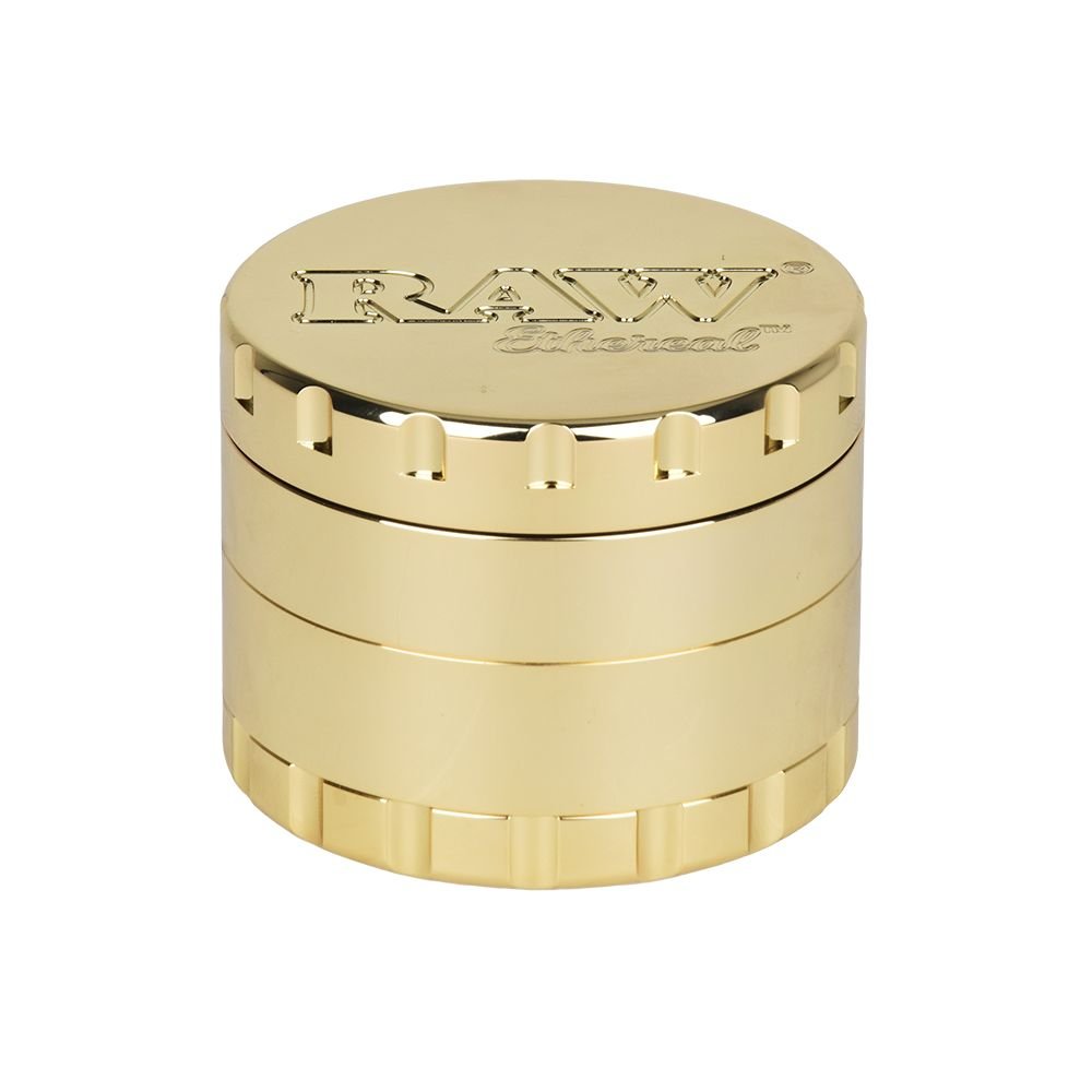RAW Ethereal Gold - Plated Stainless Steel Grinder - Glasss Station