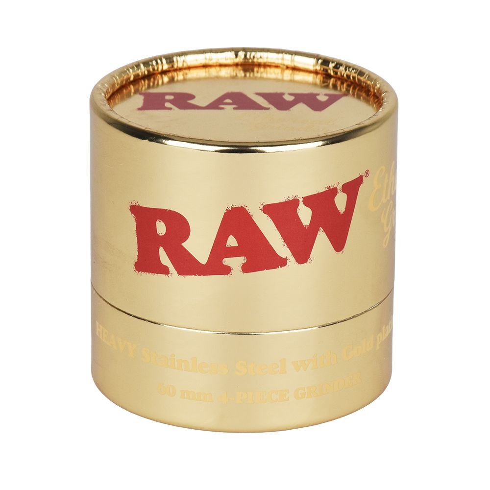 RAW Ethereal Gold - Plated Stainless Steel Grinder - Glasss Station