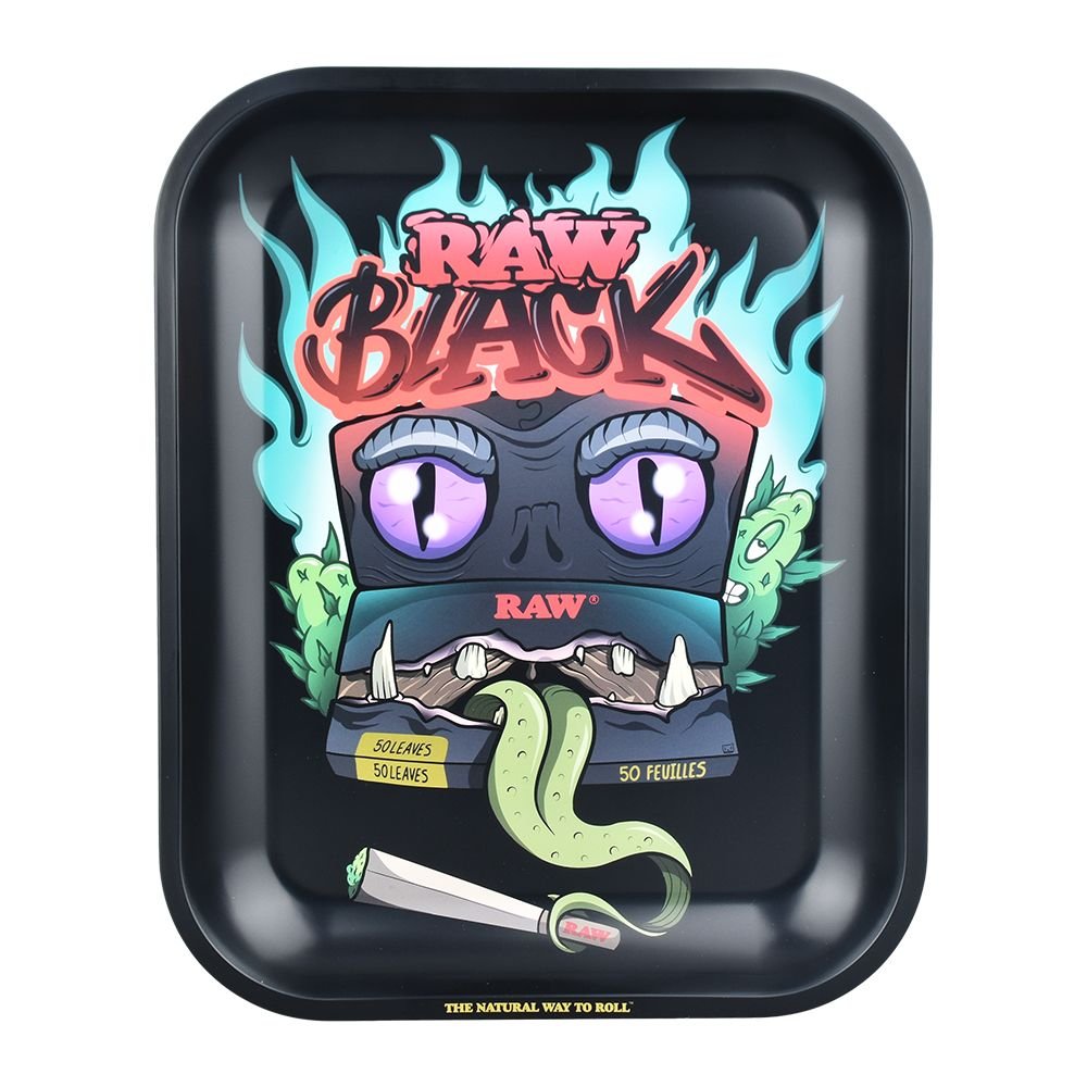 RAW Monster Metal Rolling Tray - Glasss Station