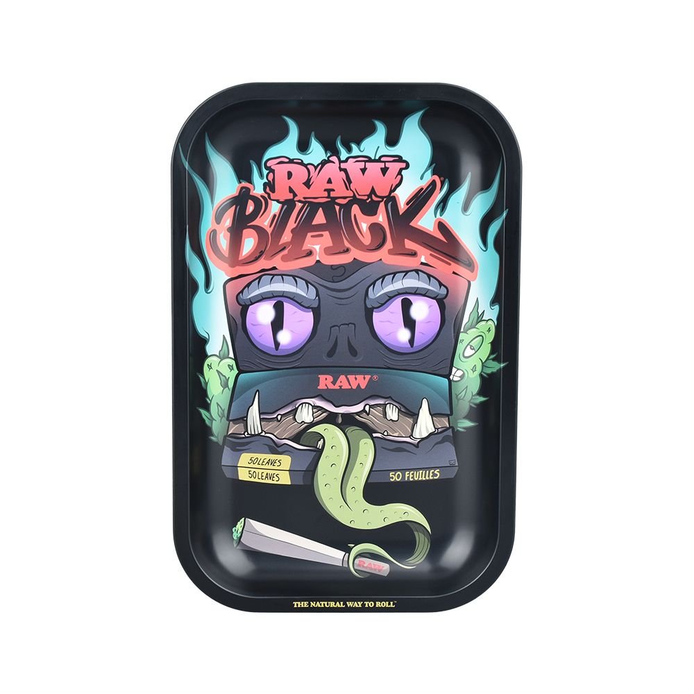 RAW Monster Metal Rolling Tray - Glasss Station