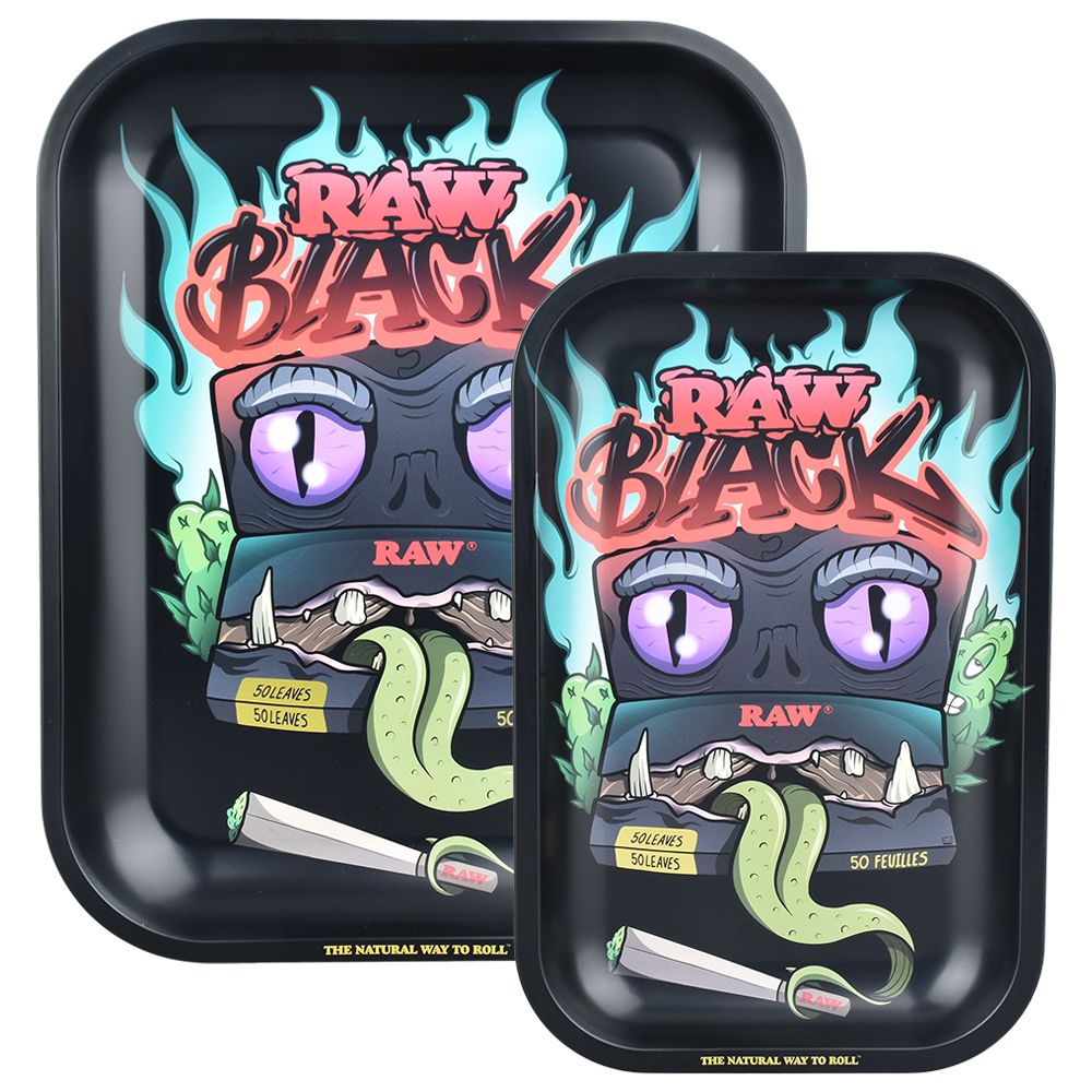 RAW Monster Metal Rolling Tray - Glasss Station