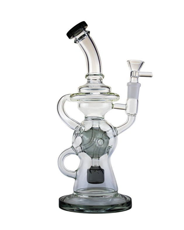 Recycler Style Water Pipe w/ Puck Perc - Glasss Station