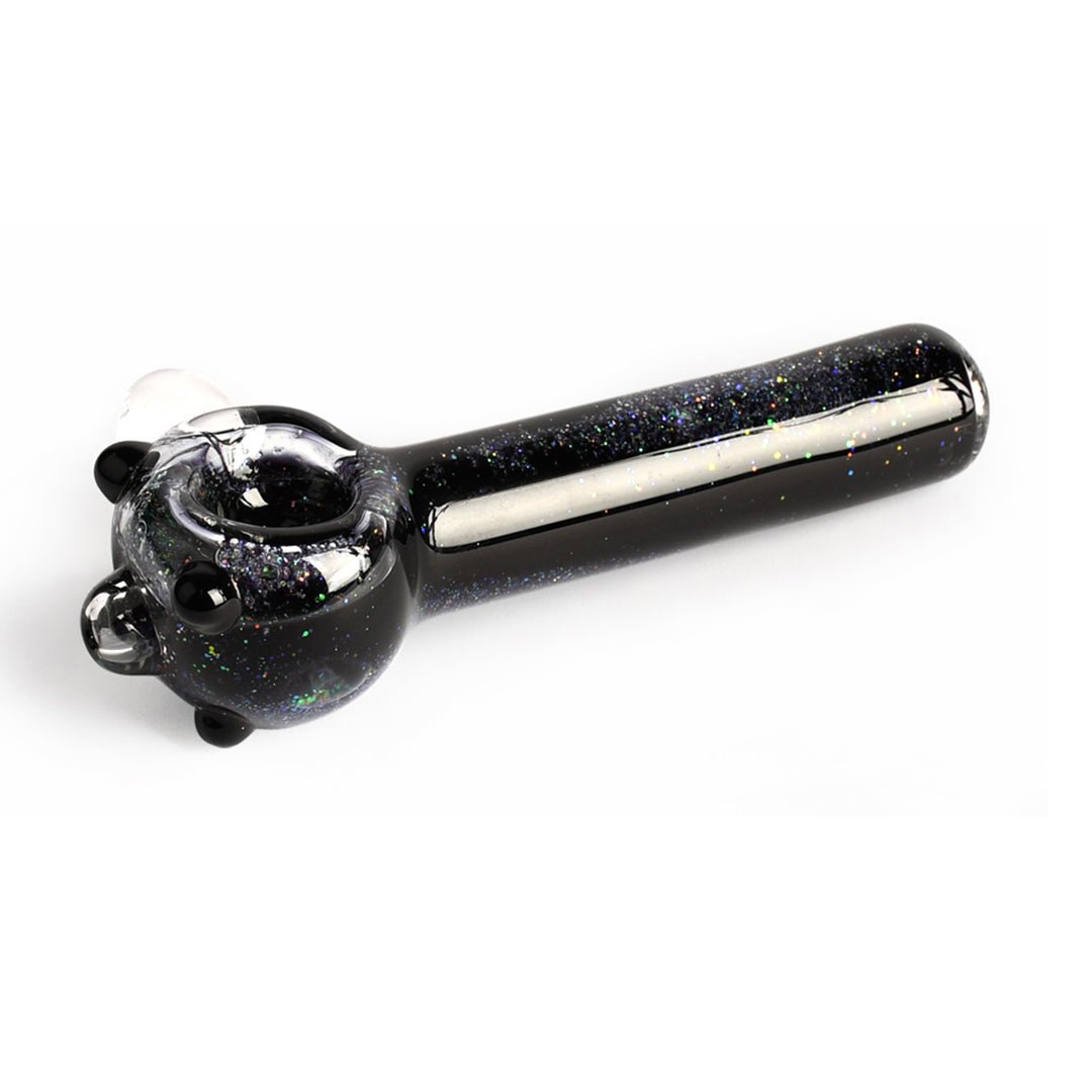 Red Eye Tek Sparkle Liquid Glass Pipe - Glasss Station