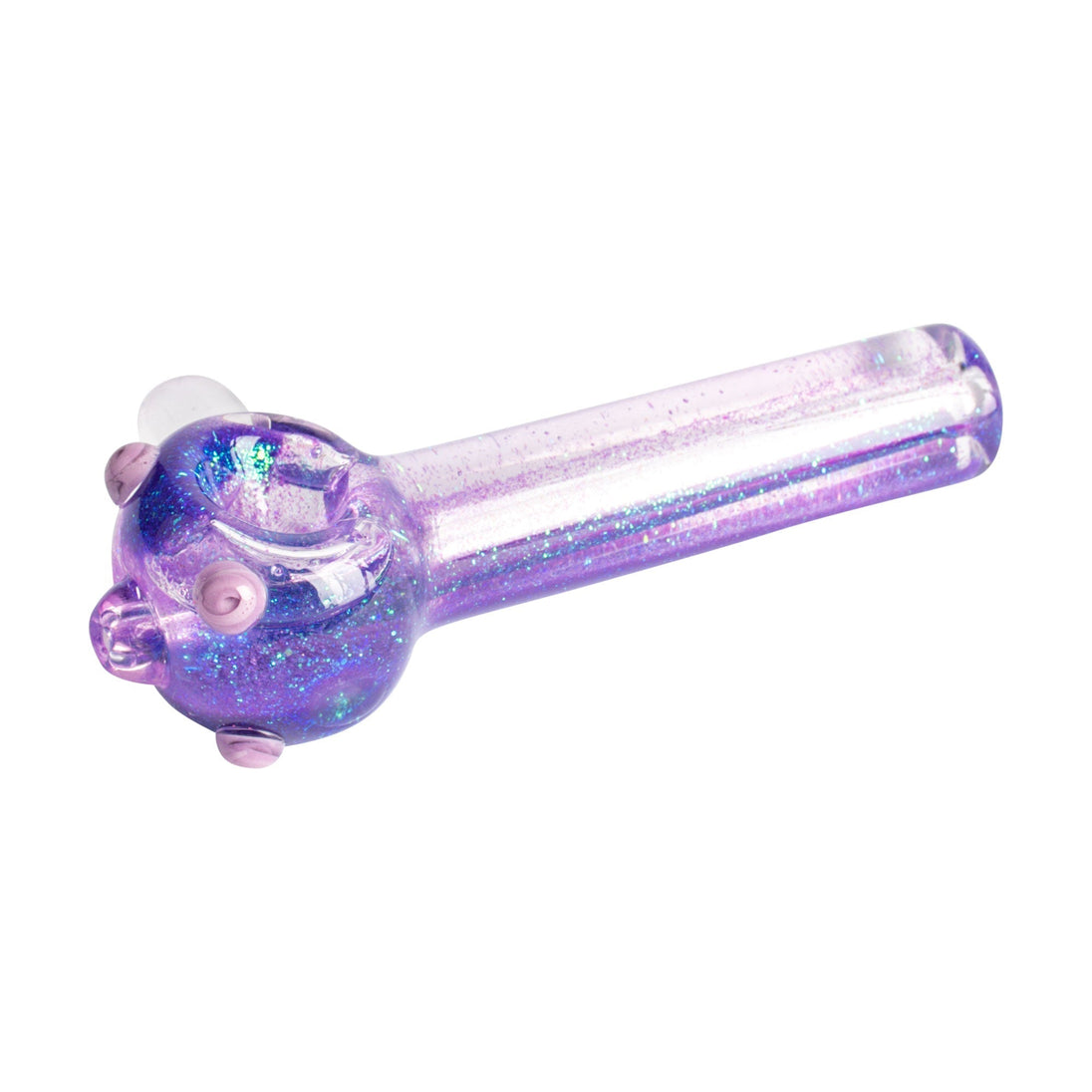 Red Eye Tek Sparkle Liquid Glass Pipe - Glasss Station