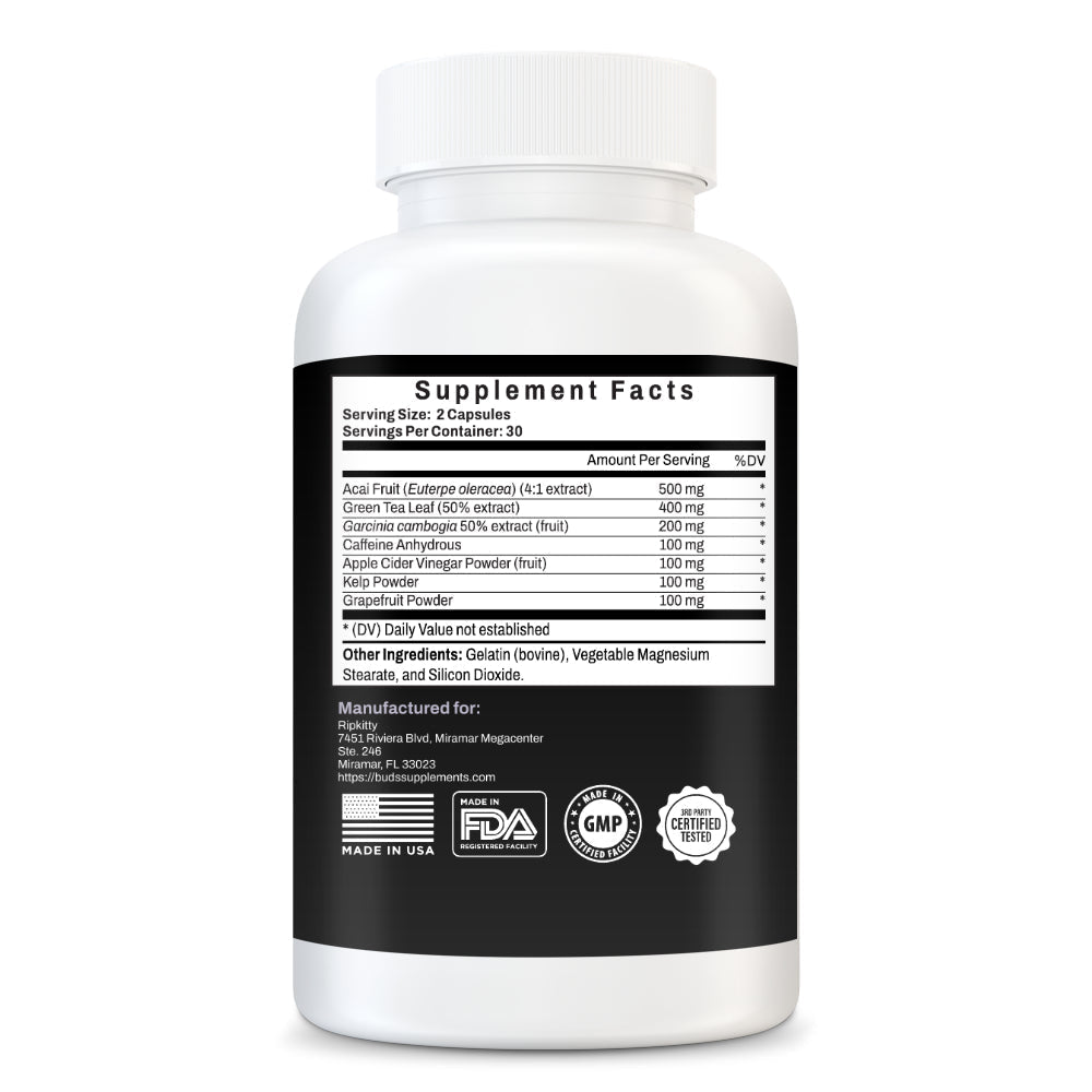 Ripkitty Brazilian Acai Antioxidant Plus Capsules - Glasss Station