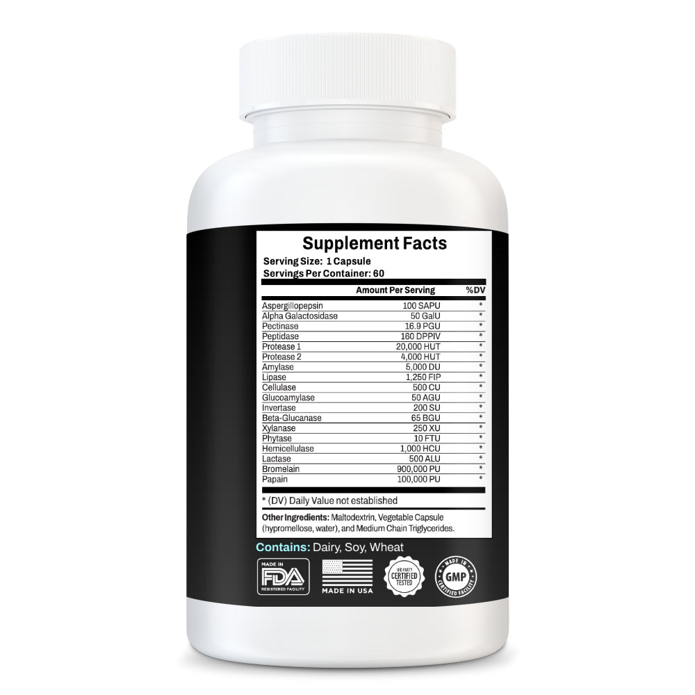 Ripkitty Digestive Enzyme Complex Capsules - Glasss Station