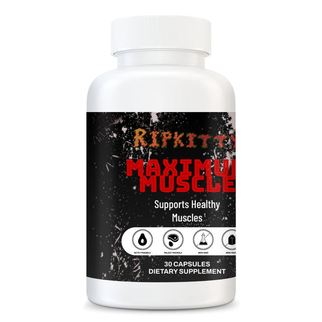 Ripkitty Maximum Muscle Capsules - Glasss Station