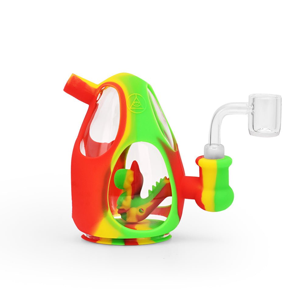 Ritual 5'' Silicone Yoshi Egg Rig - Rasta - Glasss Station