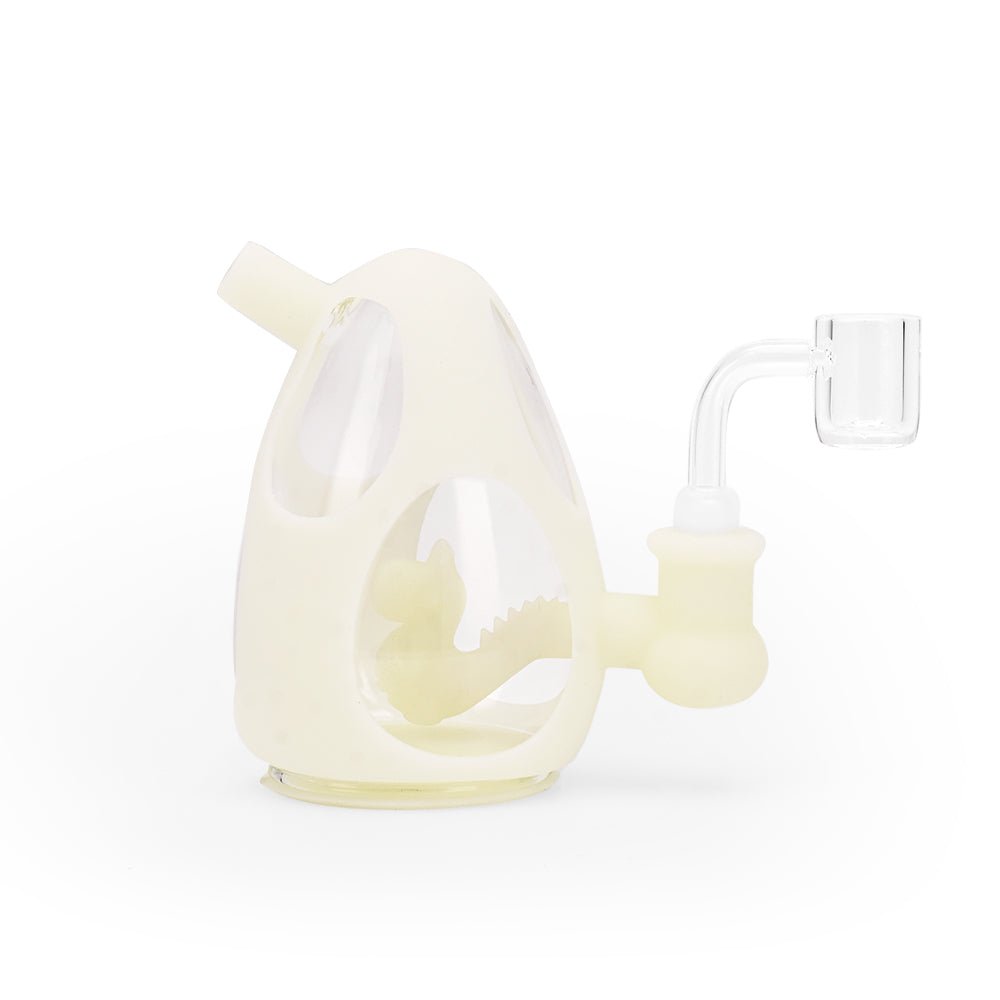 Ritual 5'' Silicone Yoshi Egg Rig - UV Titanium White - Glasss Station