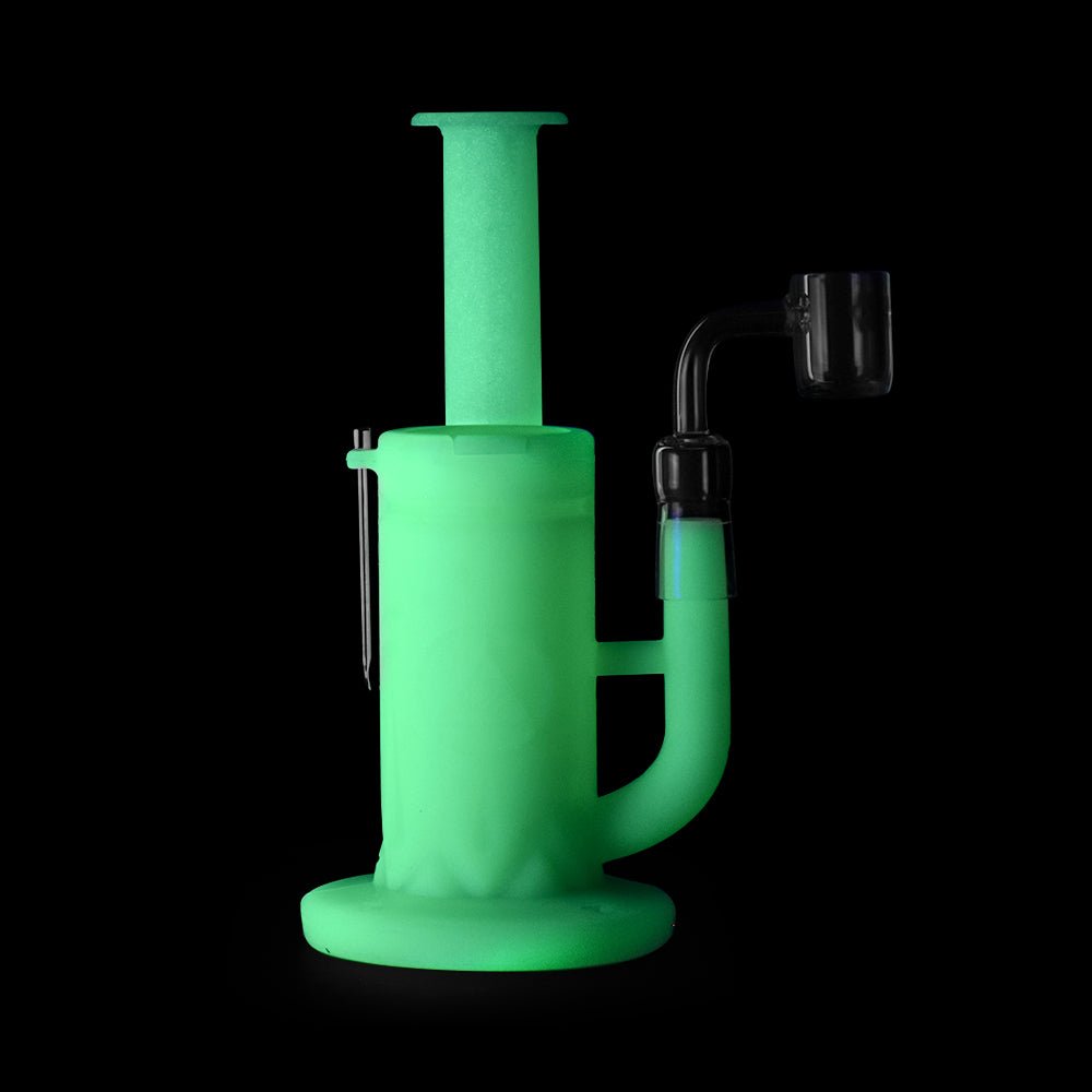 Ritual 8.5'' Silicone Sidecar Rig - UV Titanium White - Glasss Station