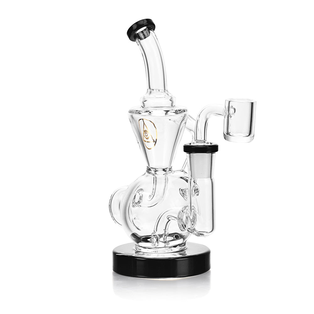 Ritual Smoke Air Bender Bubble-Cycler Rig Black - Glasss Station