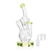Ritual Smoke Air Bender Bubble-Cycler Rig Lime Green - Glasss Station