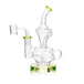 Ritual Smoke Air Bender Bubble-Cycler Rig Lime Green - Glasss Station