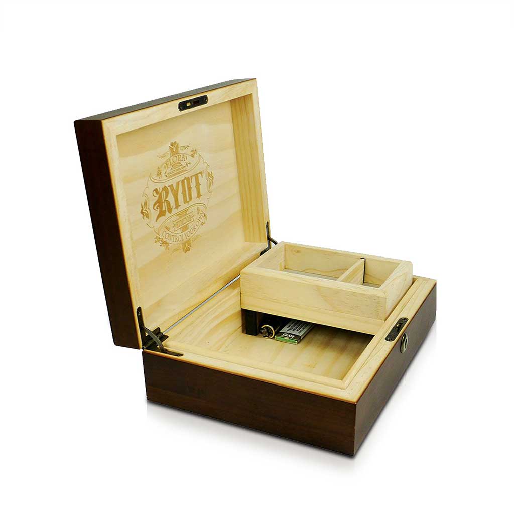 Ryot Walnut Humidor Combo Box - Glasss Station