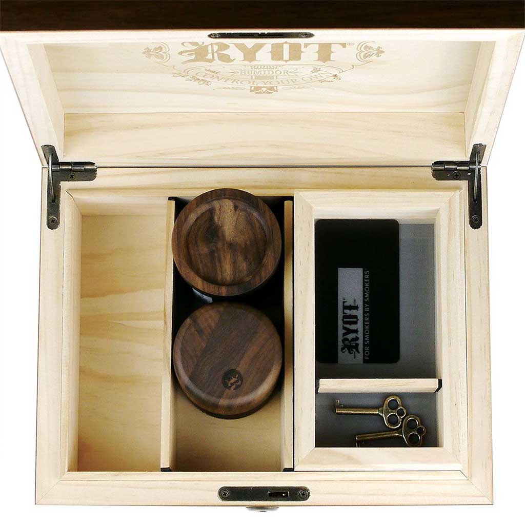 Ryot Walnut Humidor Combo Box - Glasss Station