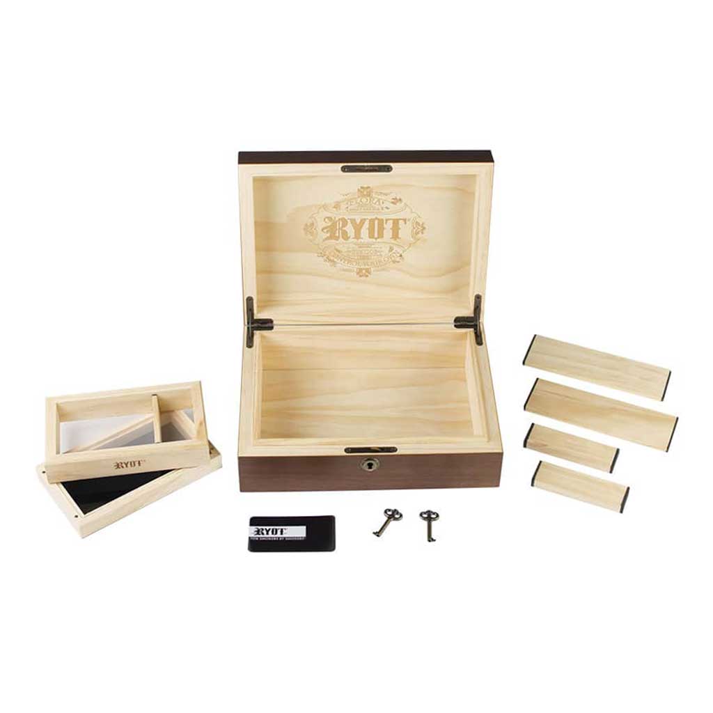 Ryot Walnut Humidor Combo Box - Glasss Station