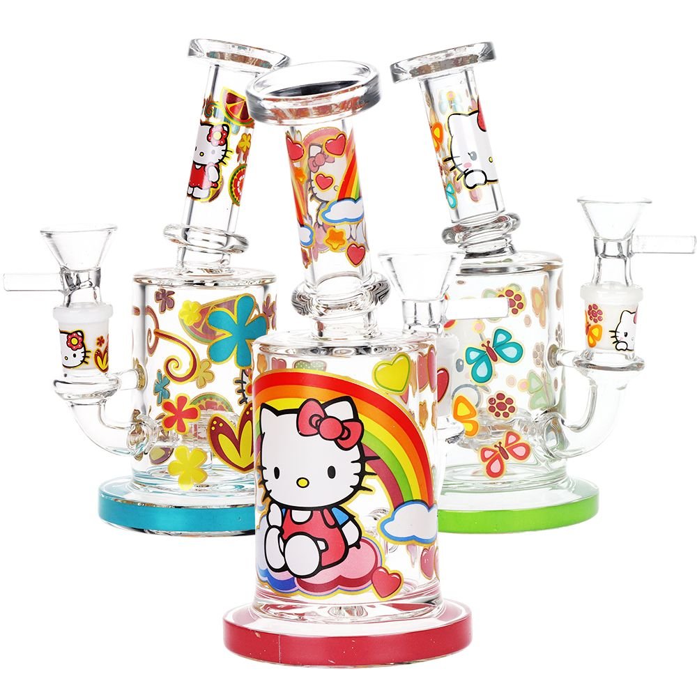Salutations Kitty Can Pipe - Glasss Station