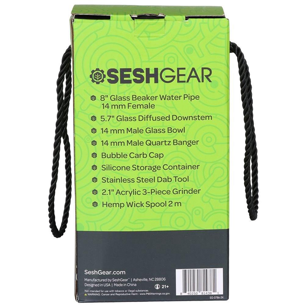 SeshGear Beaker Bong Smokers' Kit - Glasss Station