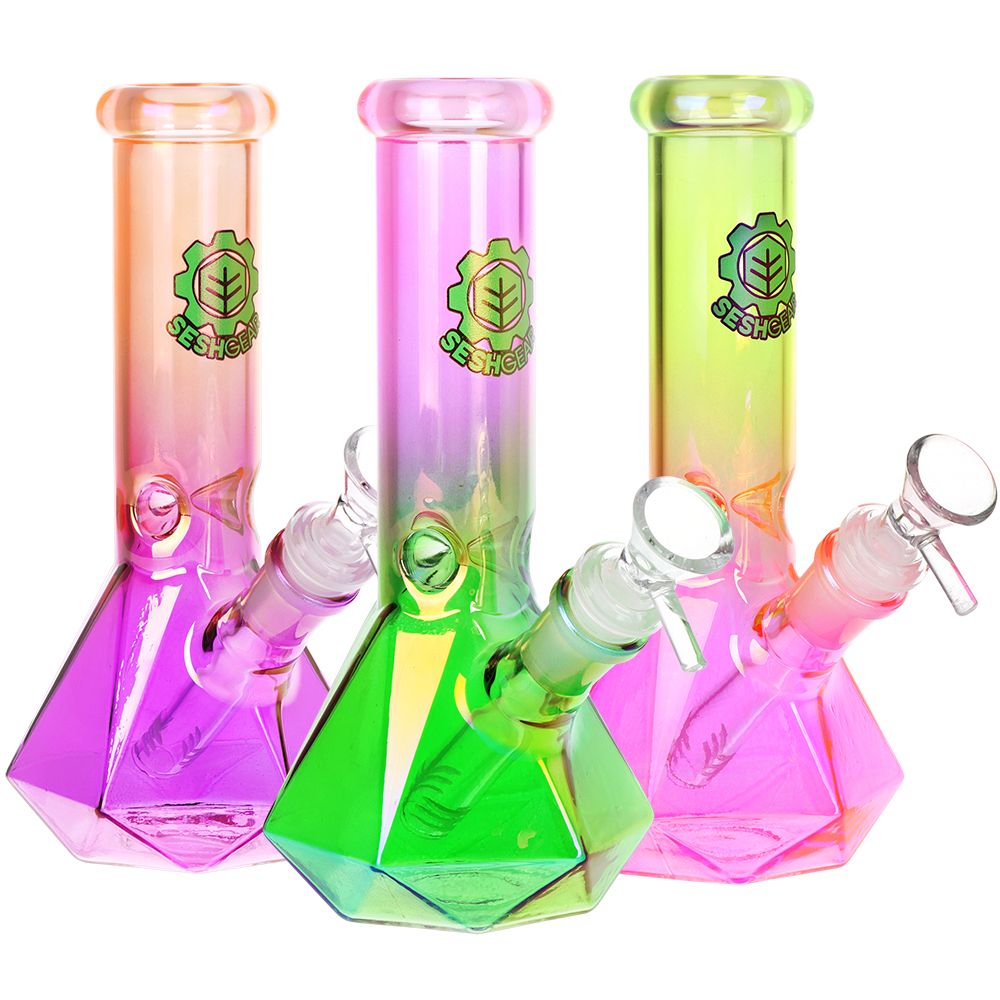 SeshGear Diamond Base Beaker Bong - Glasss Station