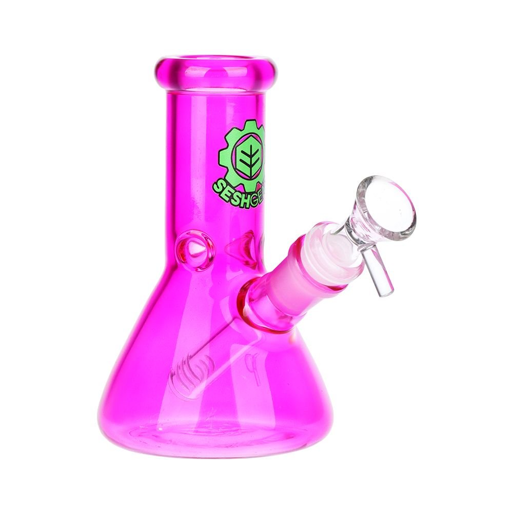 SeshGear Shorty Color Beaker Bong - Glasss Station