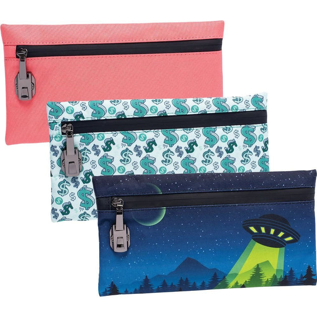 Smell Proof Zippered Fabric Pouch - Glasss Station