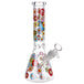 Smiling Flowers Beaker Bong - Glasss Station