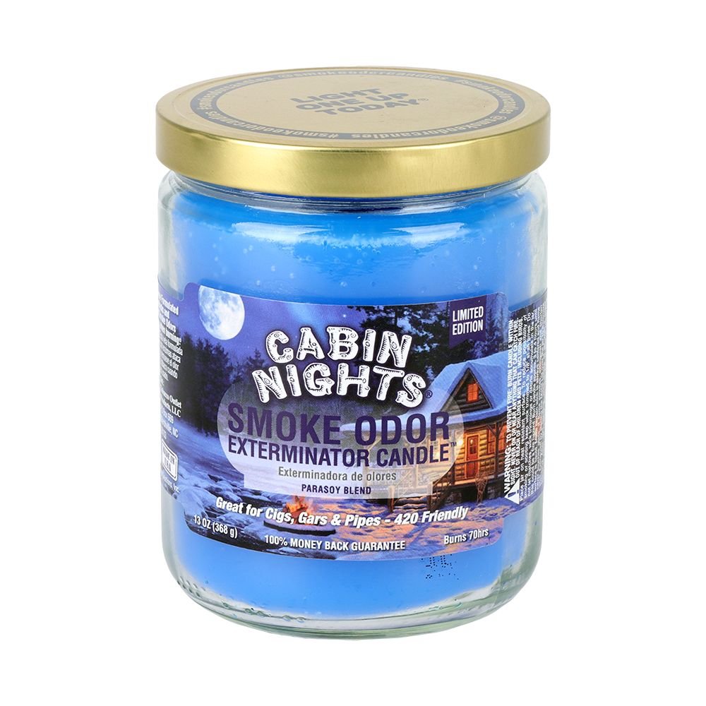 Smoke Odor Exterminator Candle - Warm & Cozy Series - Glasss Station