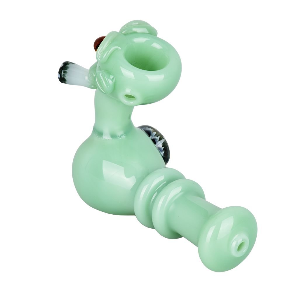 Smoking Alien Glass Hand Pipe - Glasss Station