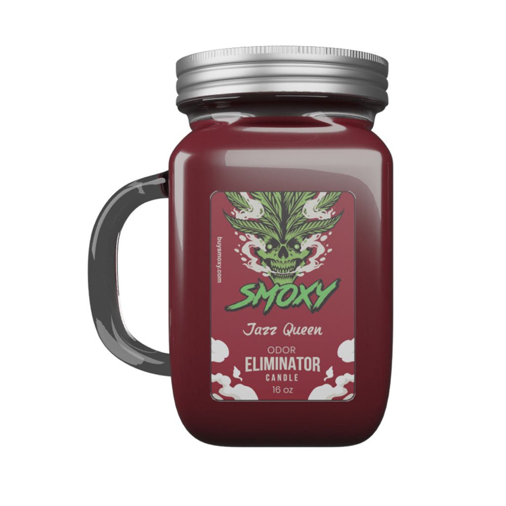 Smoxy Jazz Queen Odor - Eliminating Candle - Glasss Station