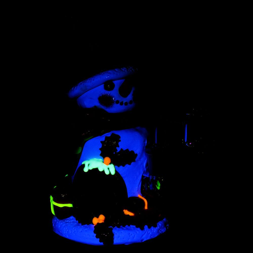 Snow Place Like Home Glass Dab Rig - Glasss Station