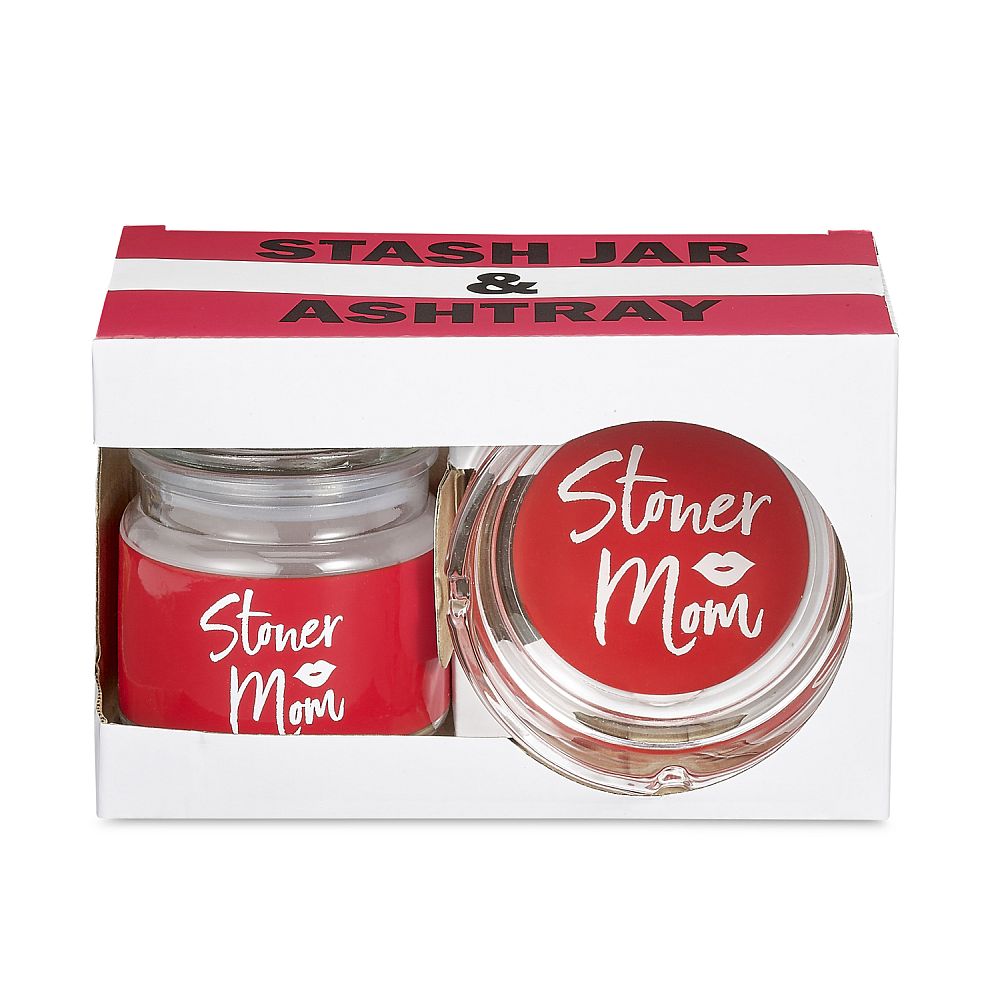 Stoner Mom Ashtray and Stash Jar Set - Glasss Station