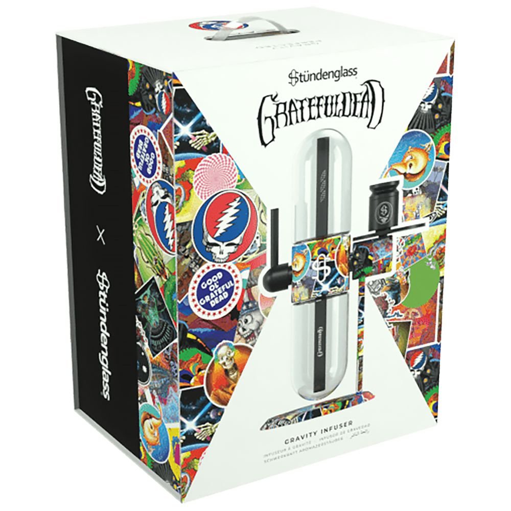 Stündenglass x Grateful Dead Legacy Patchwork Gravity Bong - Glasss Station