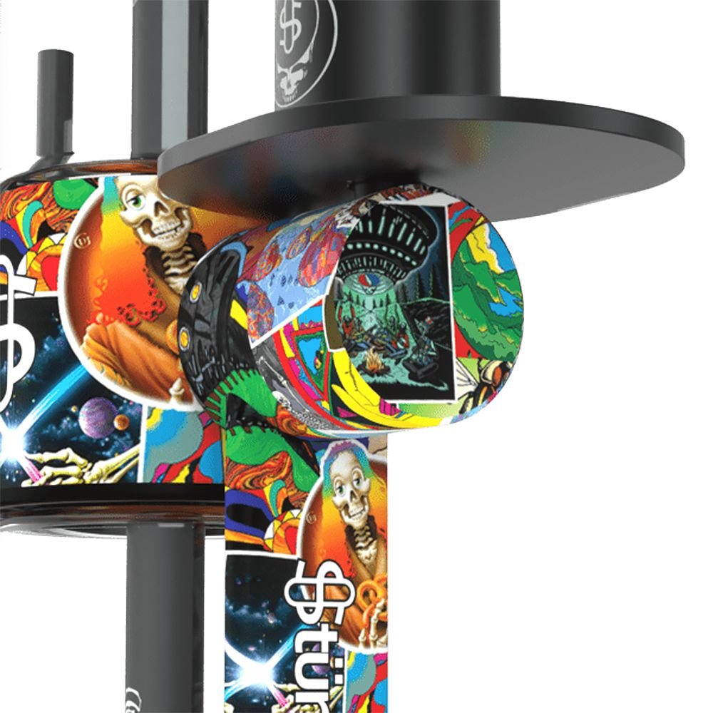 Stündenglass x Grateful Dead Legacy Patchwork Gravity Bong - Glasss Station