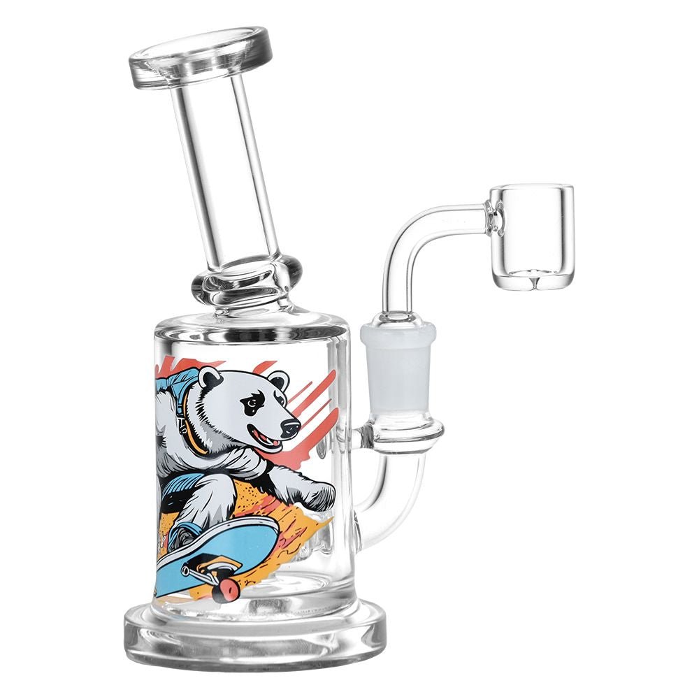 Sub - Zero Shredder Polar Bear Glass Dab Rig - Glasss Station