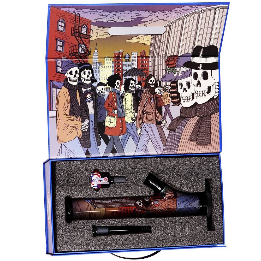 The Grateful Dead x Pulsar Inside Print Straight Tube Bong - Glasss Station