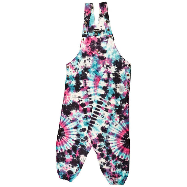 Threadheads Multicolor Tie Dye Overalls - Glasss Station