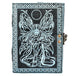 Under The Blue Fairy Moon Embossed Leather Journal - Glasss Station