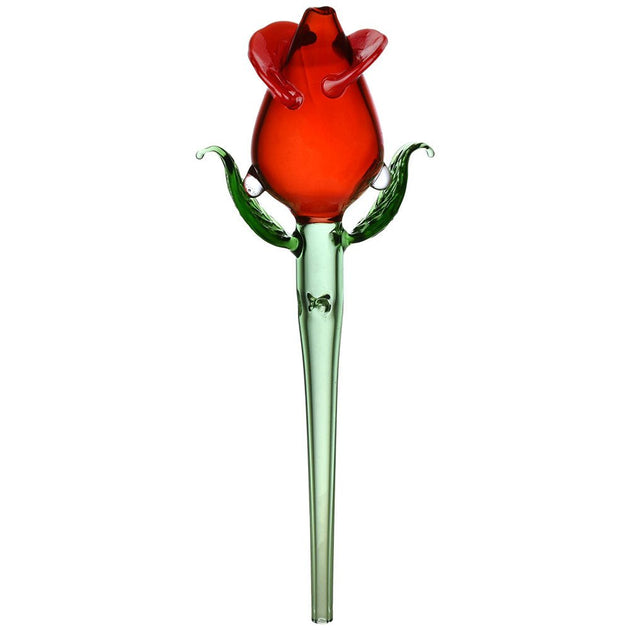 Valentine Rose 6" Dab Straw - Glasss Station