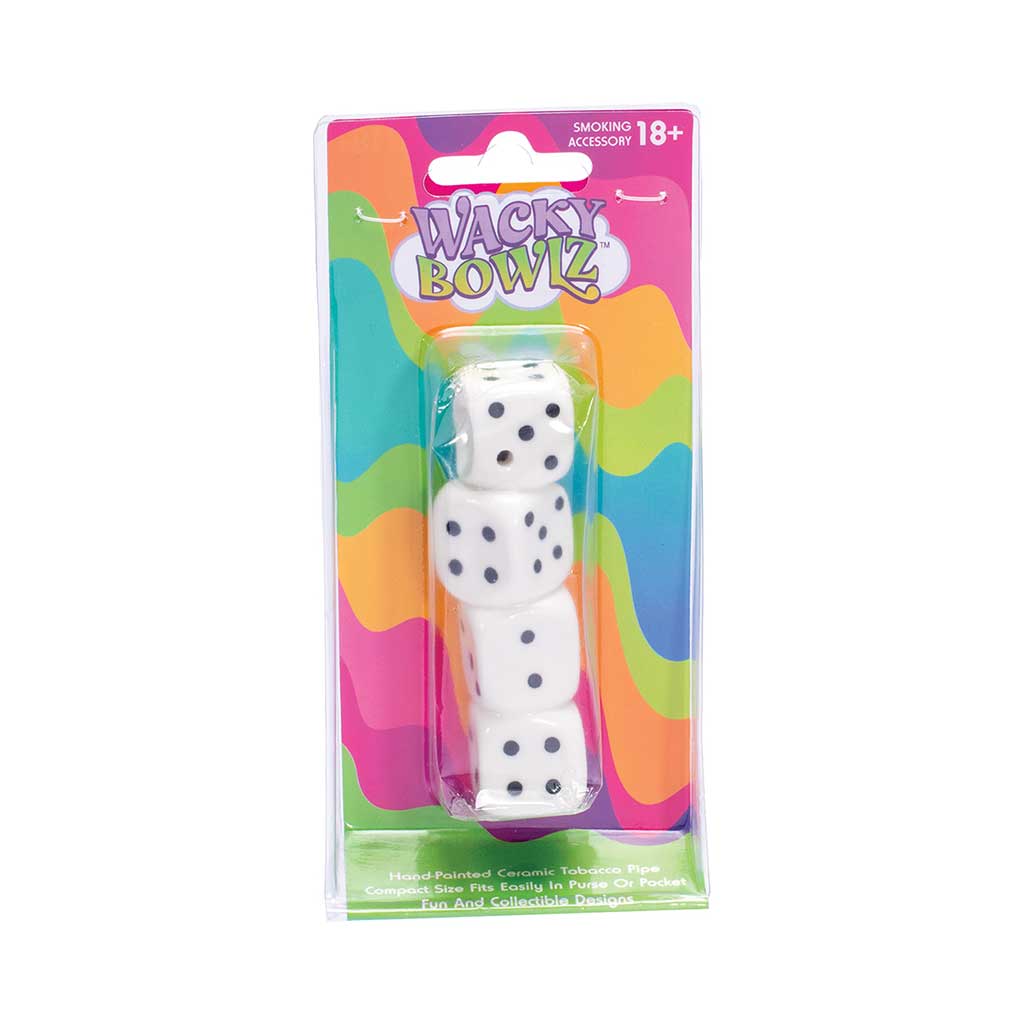Wacky Bowlz Dice Ceramic Spoon Pipe - Glasss Station