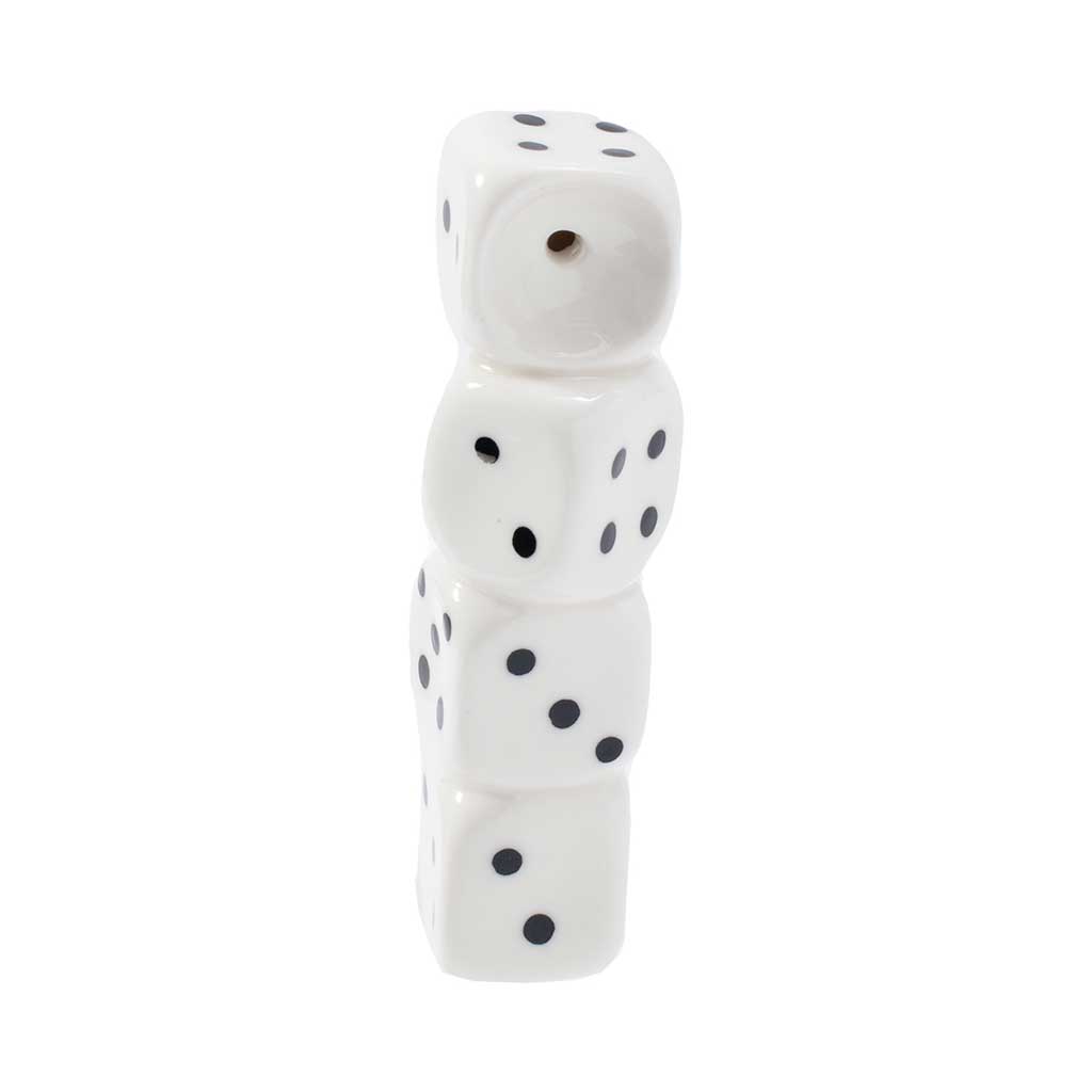 Wacky Bowlz Dice Ceramic Spoon Pipe - Glasss Station